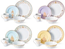 Disney Princess 16-Piece Dinnerware Set | Cinderella, Jasmine, Ariel, Belle picture