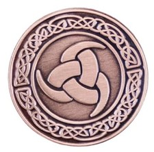 Triskelion Odin Odin's Triple Three Horn Symbol Norse Viking Runes Enamel Pin picture