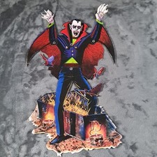 Vtg Ron Lewis Amscan Jointed Vampire Die Cut RARE picture