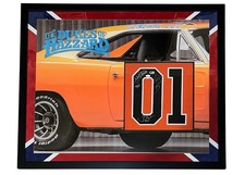 Dukes of Hazzard Autographed Framed General Lee Jersey - JSA picture