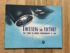 Vintage 1944 WWII Fairchild “Focusing on Victory” Aerial Photography Military picture
