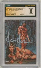 Joe Jusko Art Signed CGC SS 8 Edgar Rice Burroughs Card ~ Tarzan The Invincible picture