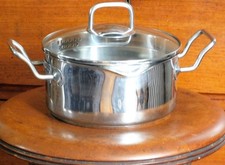 Norpro KRONA 3 Quart Vented Pot with Straining Lid, 3 Quarts, Stainless Steel picture