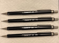 Vintage NOS Faber Castell XF 0.5mm 9675 Mechanical Pencil Lot Of 4 Black Barrel picture