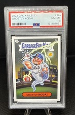 2023 TOPPS GARBAGE PAIL KIDS X MLB SERIES 3 GREEN FOIL GHOSTLY KODAI PSA 8 picture