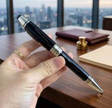 Montblanc John F. Kennedy Special Edition Ballpoint Pen Black NIB picture