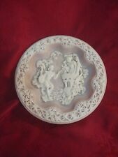 Incolay  Stone Ltd Edition Romeo & Juliet Rose Carnelian Plate Roger Akers 1988 picture