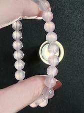 Jelly Pink Madagascar Star Asterism Rose Quartz Bracelet | 8mm picture