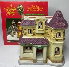 VINTAGE 1993 ITS A WONDERFUL LIFE HOLIDAY VILLAGE BEDFORD FALLS GRANVILLE HOUSE picture