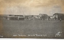 EAST PORTION, WHITE RIVER, SOUTH DAKOTA, REAL PHOTO LEELAND POSTCARD, C. 1909 picture