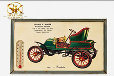 George E. Koder Atlantic Service Advertising Thermometer 1905 Franklin Car picture