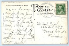 1911 Cliff On Kentucky River Railroad Scene Torrent KY DPO (1890-1950) Postcard picture