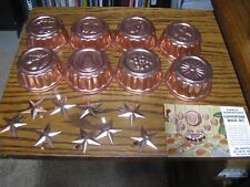 Early American Coppertone 8 Piece Mold Set w/ Wall Hooks  #UP SH 6 picture