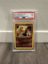 PSA 7 ENTEI 34 - 2001 POKEMON MOVIE REVERSE HOLO BLACK STAR PROMO - NEAR MINT picture