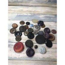 Lot Of Vintage Large Button 1930s - 1960s picture