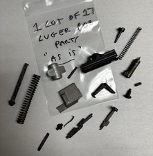 LOF OF 17 LUGER WWII P08 SPARE PARTS. picture