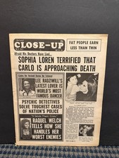 1974 May 20th National Close-Up Newspaper, Sophia Loren, Raquel Welch (10U) picture