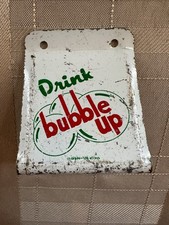 Drink Bubble Up Lemon Lime Soda Dealer Painted Metal Bottle Opener Sign picture