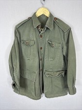 Vintage Canadian Army 1949 Pattern Bush Jacket Womens M Cotton Drill picture