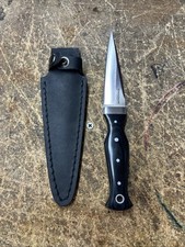 Rare/Discounted Magnum by Boker Black Sghian Dubh Fixed Blade Knife w/Sheath picture