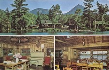 Millinocket, ME. Kidney Pond and Camps Baxter Park - Early Postcard picture
