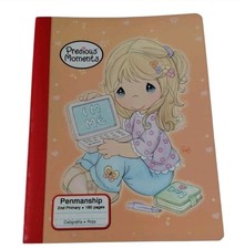 Vintage Precious Moments Penmanship 2nd Primary Handwriting Notebook 160 Pages picture
