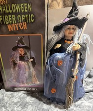 Foremost Fiber Optic Halloween Witch - 12 In. (1990’s Vintage Kmart) picture