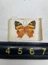 VTG c 1910s Hypanartia Lethe Butfferfly Tokio Cigarettes Tobacco Silk Patch T225 picture
