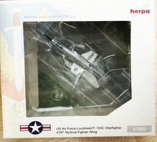 Herpa USAF Lockheed F-104C Starfighter 479th TFW 1:500 Diecast Aircraft 552073 picture