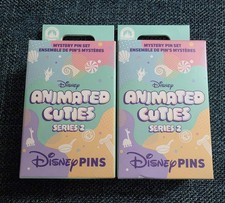 NEW 2Packs Disney Animated Cuties Mystery Pin Set Series 2 *SEALED*2 PinsPer Box picture