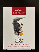 SOLD OUT Hallmark Disney Soarin’ Mickey Mouse Prepare For Liftoff 2026 Ornament picture