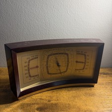 Vintage TAYLOR Curved Desktop Stormoguide Weather Instrument. picture