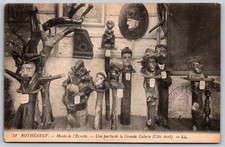 Vintage Rothéneuf Musée de l'Ermite Postcard, Grande Galerie Artifacts A361 picture