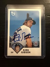 Kirk Gibson Autographed 2003 Topps Retired Signature Edition Signed MLB Card picture