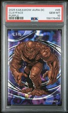 2025 KAKAWOW AURA DC CLAYFACE PURPLE /45 #45 PSA 10 BATMAN picture