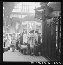 Photo:Untitled photo, New York. Pennsylvania railroad station, : New York picture