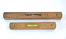 Pair Vintage Hockley Abbey Brass Spirit Levels - 8