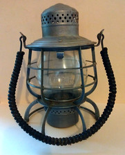 NORTHERN PACIFIC RAILWAY RAILROAD LANTERN w/Tall Clear Embossed N.P.R.R. Globe picture