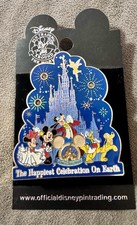 Disney Happiest Celebration On Earth Trading Pin 2002 Walt Disney World Light Up picture