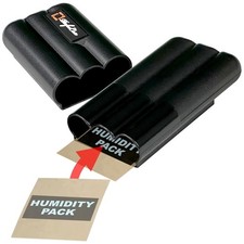 Perfec PerfecCase 3-Finger Cigar Case, Virtually Airtight Seal for Fresh, Protec picture