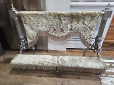 Antique St. Mary's Prie Dieu  Funeral Rail Kneeler Style #  110 picture