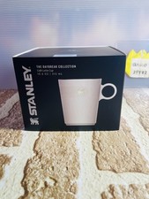 Stanley Cafe Latte Cup 10.1 fl oz 313 ml Pale Stone Heat Retention Cold White picture