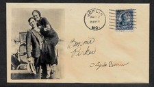 Bonnie & Clyde Collector's Envelope Original Period 1930s Stamp OP1199 picture