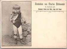 c1900s German Circus / Vaudeville Ad Postcard 