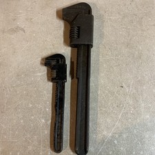 Lot Of 2 Vintage Vlcheck Pipe Wrenches 15” & 9” picture