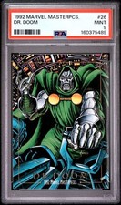 1992 Marvel Masterpieces #26 Dr. Doom : PSA 9 picture