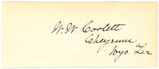 WILLIAM W CORLETT, US Congress Wyoming Territory/Civil War 28 & 87 Ohio, 10978 picture