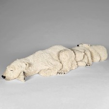 Vintage Large Polar Bear Family Sculpture Polar Dreams Keith Sandaluk 1996 Rare picture