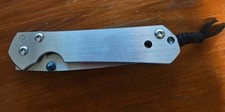 NiB*Unbranded Small CR Sebenza Pocket knife*Silver Color picture