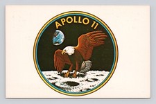 Postcard John F Kennedy Space Center NASA - Official Apollo 11 Insignia picture